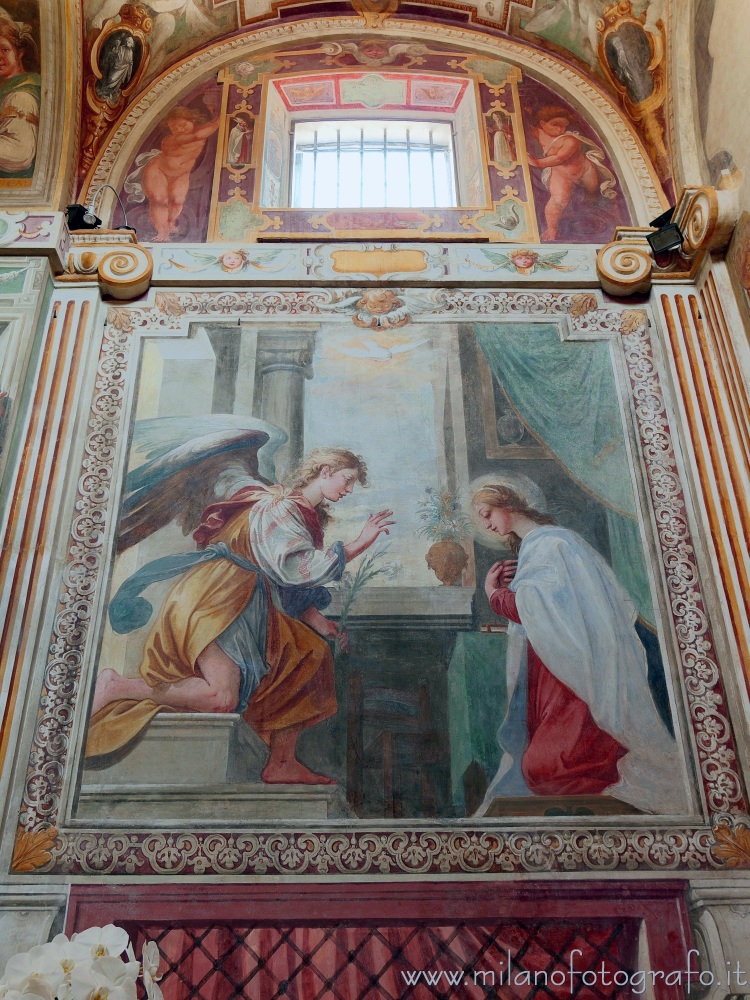 Sesto San Giovanni (Milano) - Parete sinistra dell'Abside dell'Oratorio di Santa Margherita in Villa Torretta